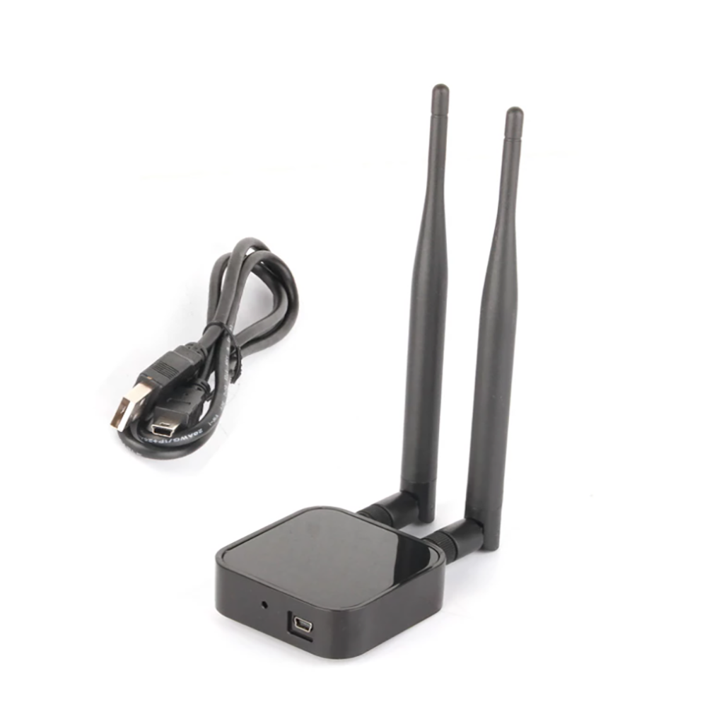 Ralink RT5572 300Mbps 2.4G/5 dual-band wireless USB WiFi adapter, supports packet capture/listening for Linux/Windows 7/8/10. 