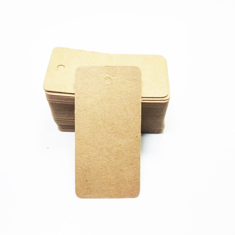 5X10Cm Kraft Paper Swing Tags Name Rectangle Paper Label For Clothing Hang Tags For Gift Regards Blank Tag Id Card Price Lists. 