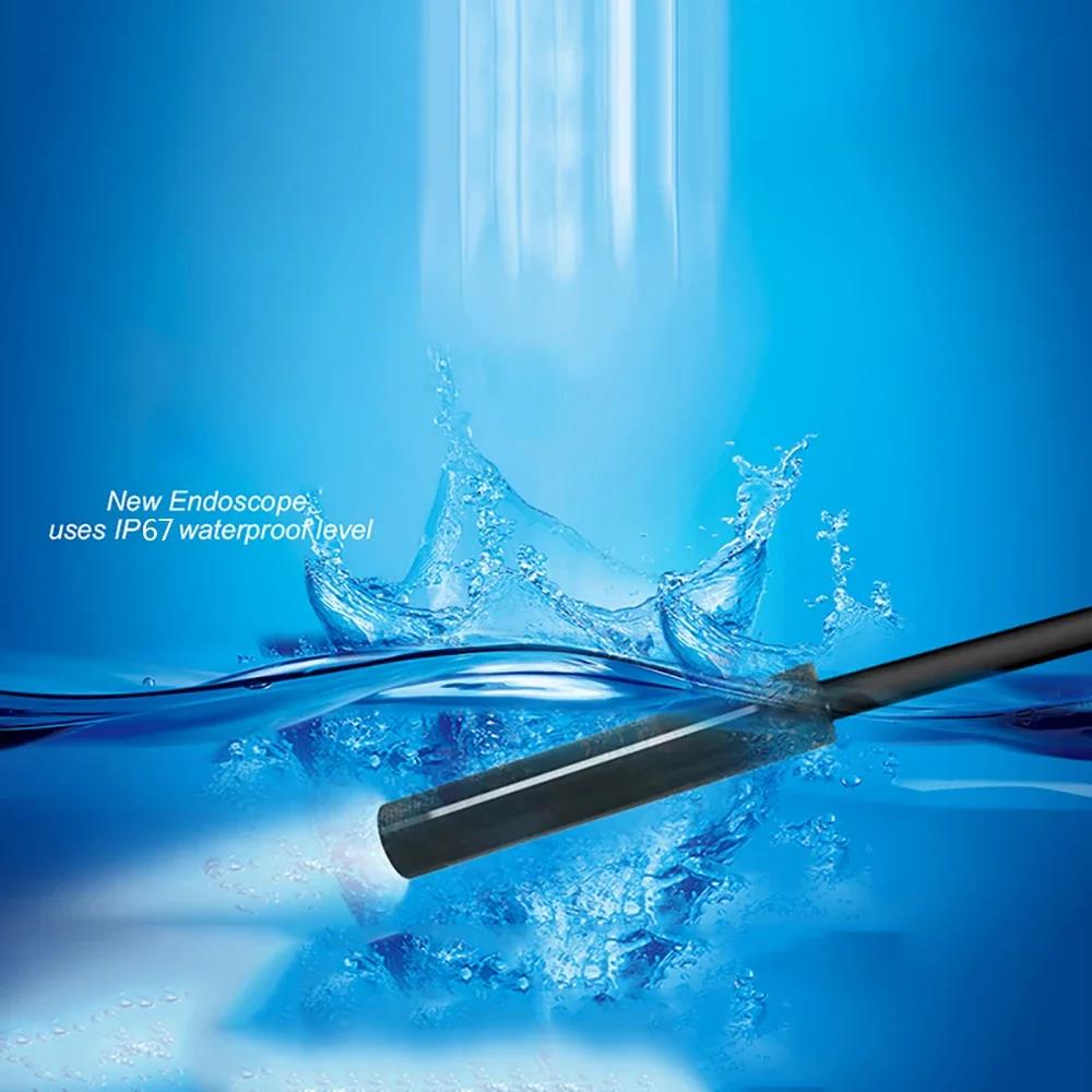 HD Wireless Endoscope 640x480P Single Dual Lens WiFi Borescope Inspection Camera Waterproof Snake Pipe Camera For Android IOS. 