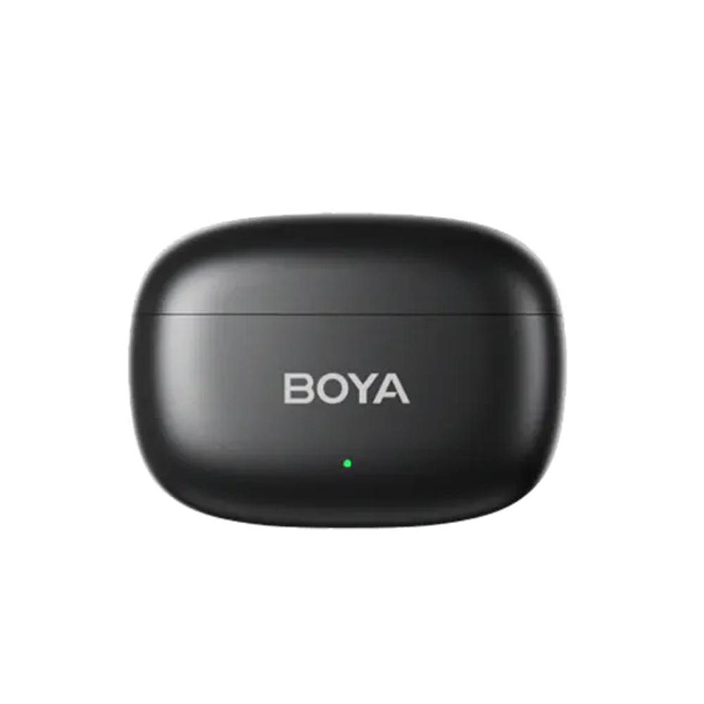 BOYA Mini-14 Wireless Microphone for Android - Black - MIC ≤ 5 g Thumb-Sized- Noise Cancellation & 3-Level Voice Changer - Studio-Quality Sound - 30-Hour Battery Life - Plug and Play, Auto Pairing. 