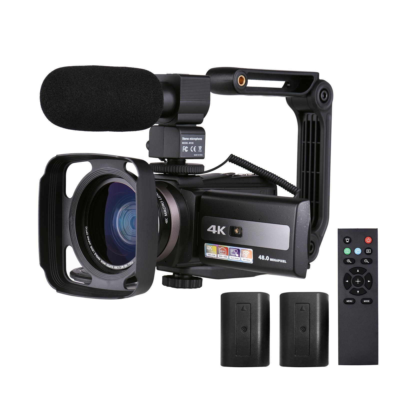 Andoer 4K camera+complete set of accessories