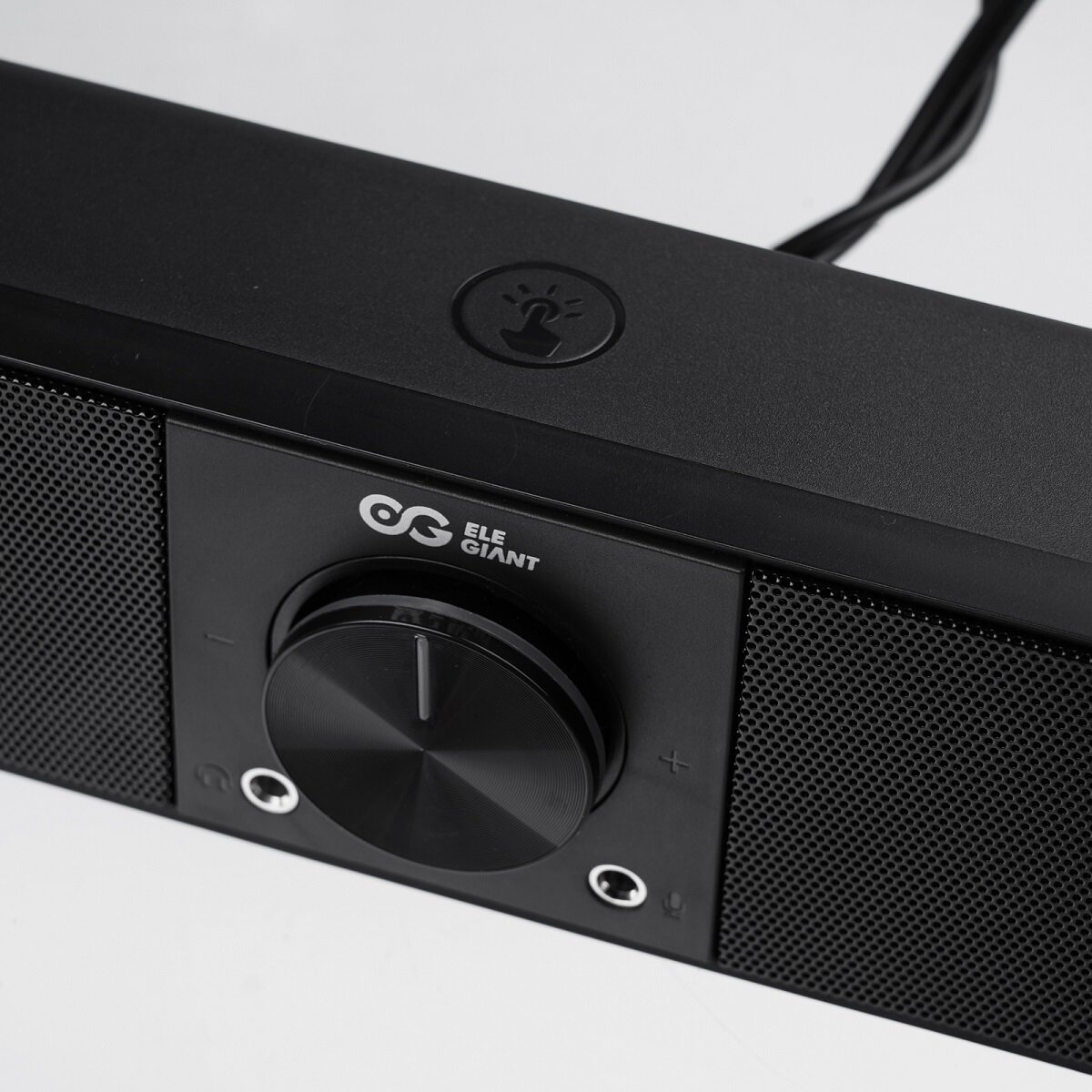 ELEGIANT SR200P 10W Wired Computer Speakers Soundbar with 3 Light Mode Enhanced Stereo USB Powered. 