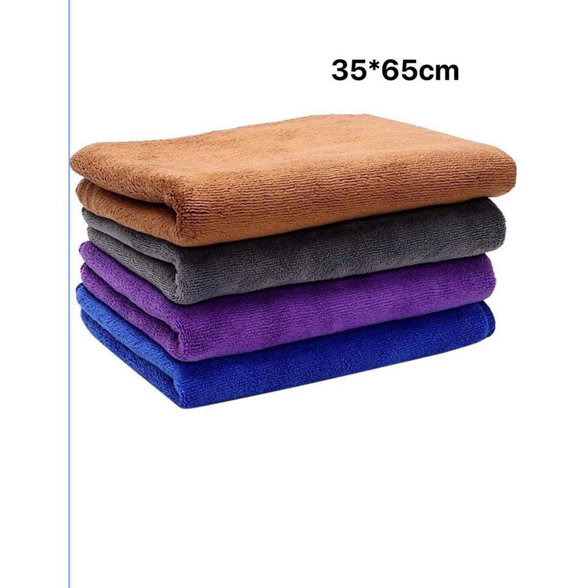 Microfiber Cleaning Towel (Medium Size) for Car, Bike, Home Cleaning and Detailing