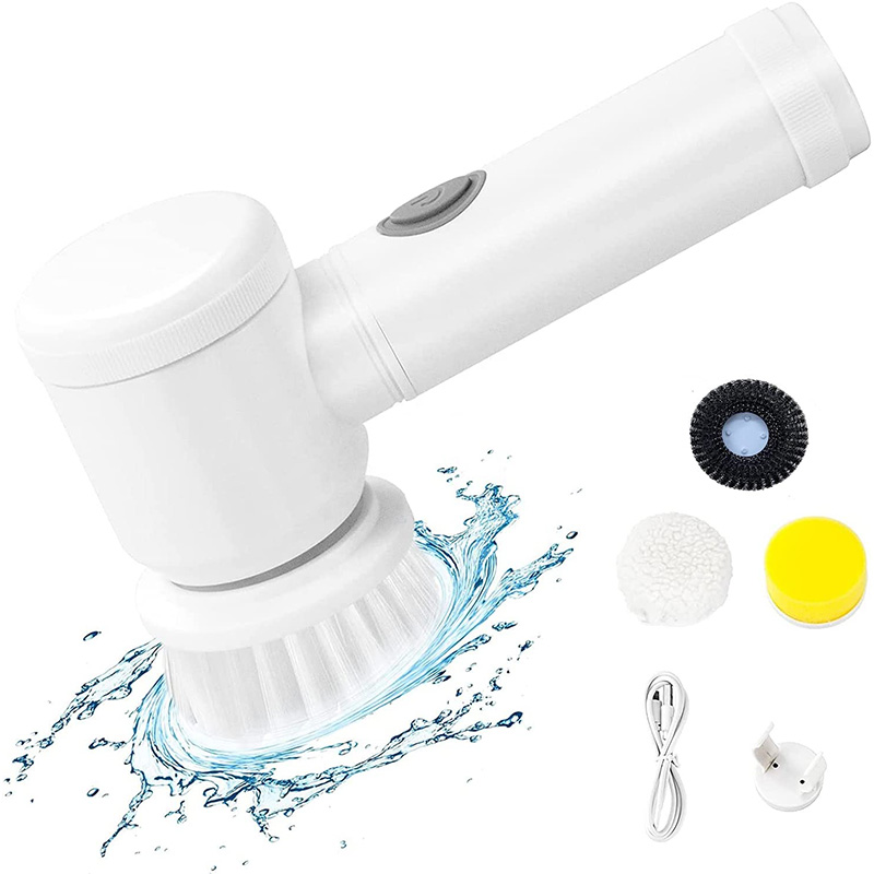 electric brush magic brush for toilet home magic brush Multifunctional Electric cleaning brush spinner bathroom cleaner electric Cleaning Tools For Bathroom Toile Window Floor And Tub 5 In 1 avatory plates pans tiles handy and comfortable. 