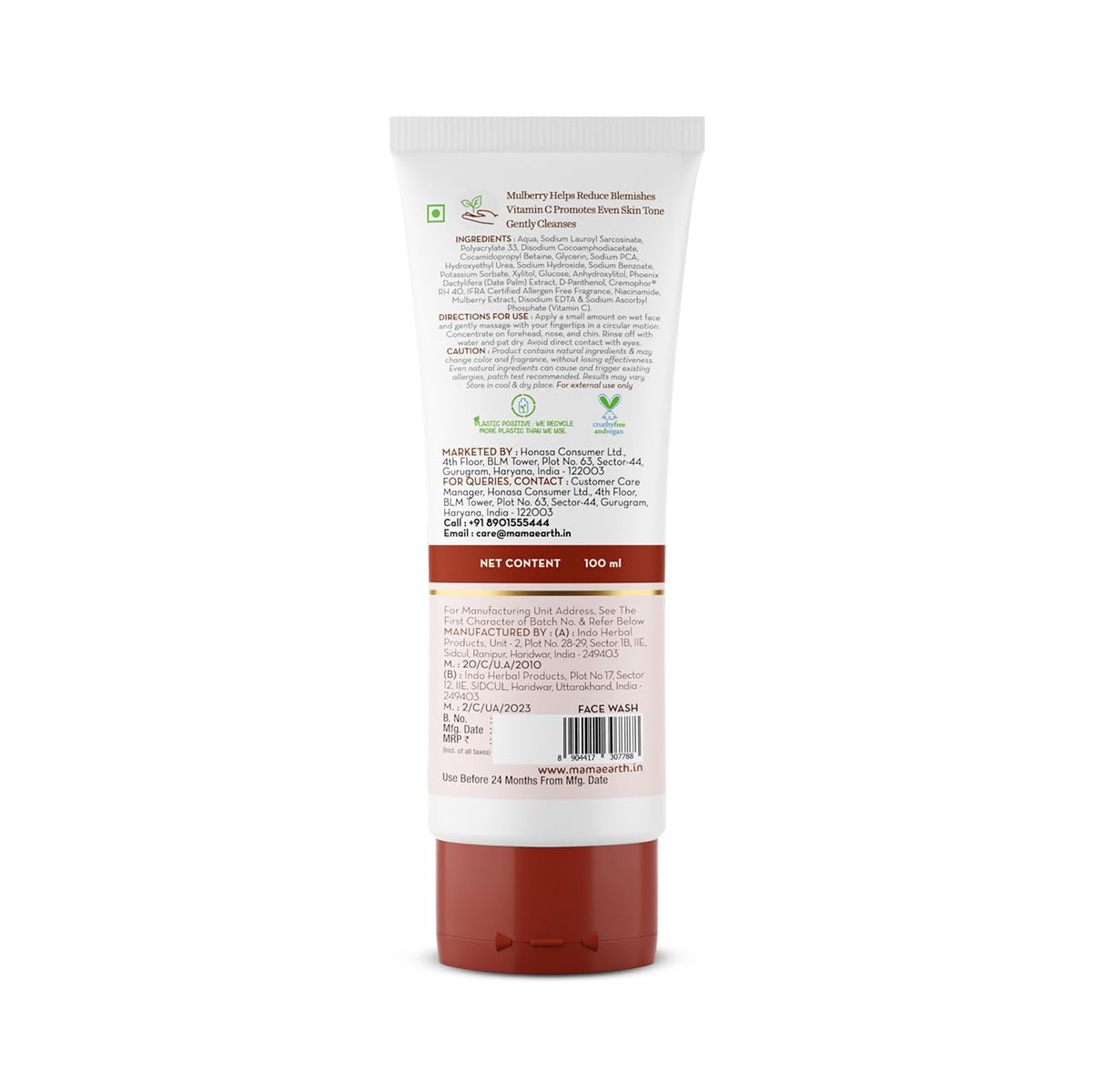 Mamaearth Bye Bye Blemishes Face Wash-100 ml. 