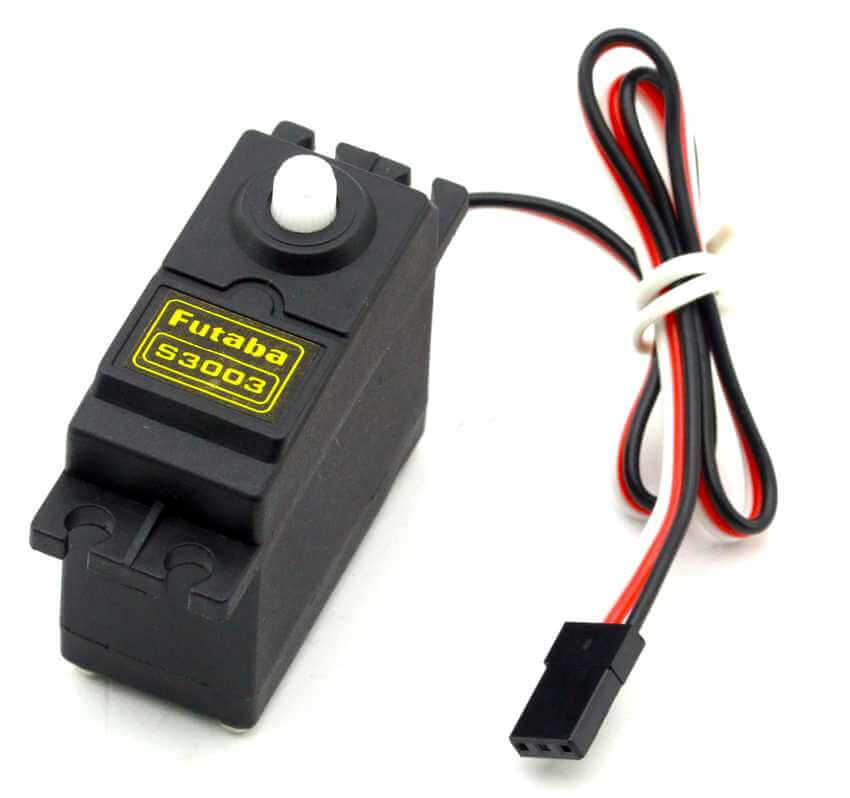 S3003 Large Torque FUTABA S3003 DC 4.8V 6V Metal Gear Servo Motor 180° Degree Rotation Standard Quality S-3003 For Electronics Project Arduino DIY. 