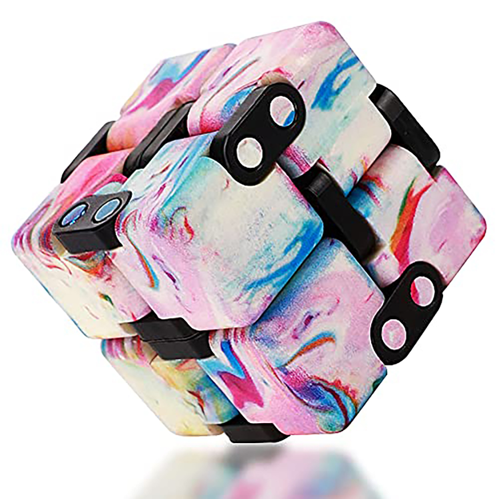 【WSJJ Store】Antistress Infinity Cube Fidget Toy Magic Cube Square Puzzle Toy Flip Cubic Puzzle Decompression Reliever AutismToys. 