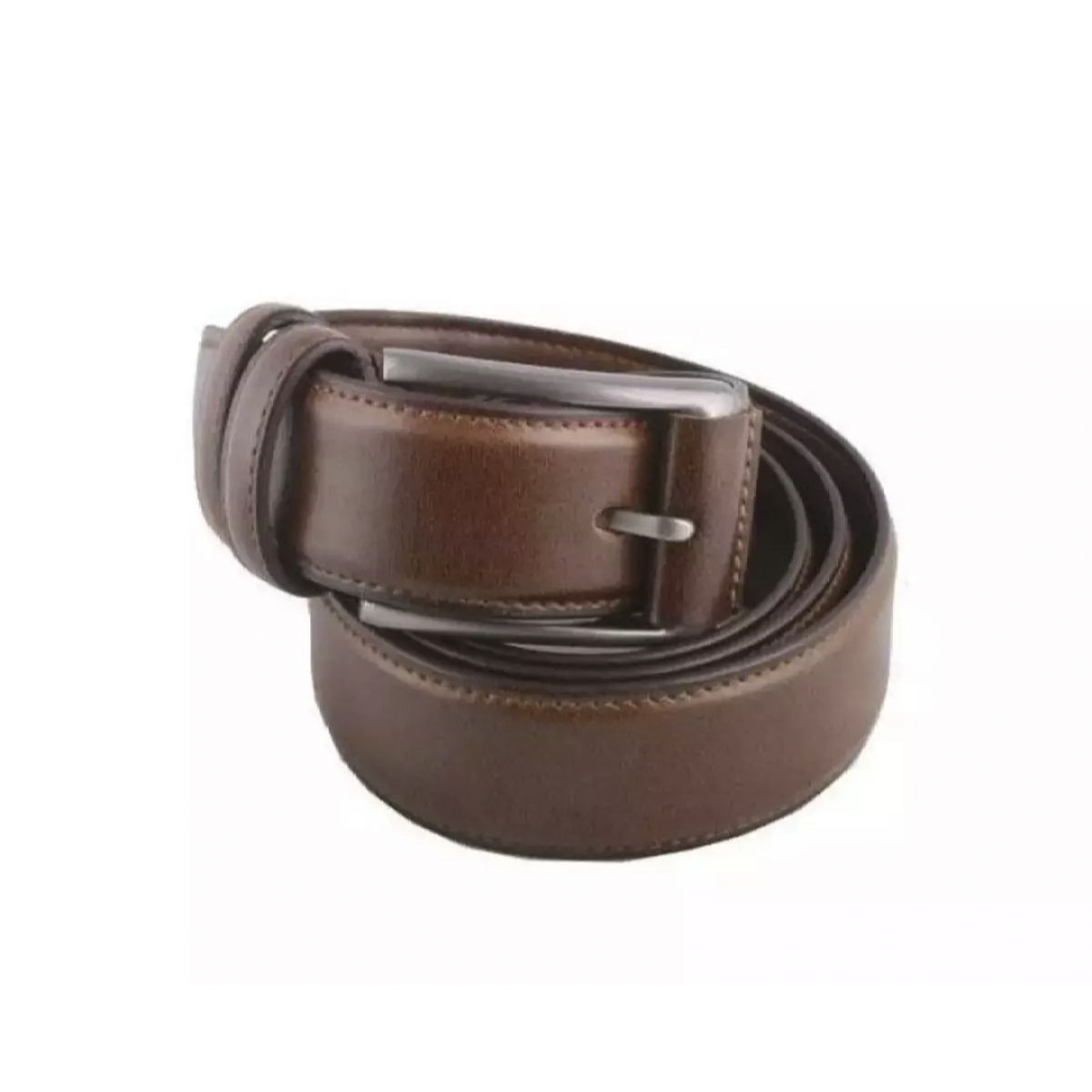 Brown Leather Formal Belt For Men