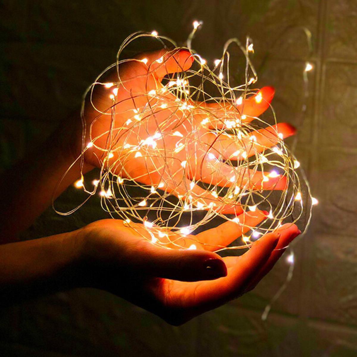 Battery Operated Decorative Party String Fairy Lights For Decoration 50 Pcs Bulb 5 Meter / 15 - 18 Feet ( Battery Not Included ). 