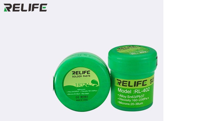 RELIFE Soldering Paste Flux No-clean Solder Paste 183°C Medium temperature RL-402 IC Past Solder Tin Cream For BGA Repair. 