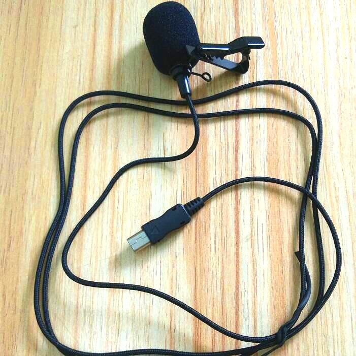 【VisioN Shop】NEW 150cm Quality 1.15M Gopro Mini USB External Collar Clip on Mic for Gopro Hero 4 3+ 3 Camera. 