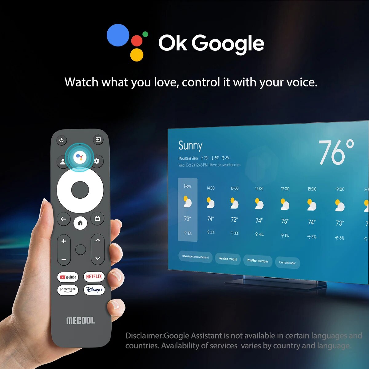 Mecool KD3 4K TV Stick Android TV 11 Smart TV Box With Amlogic S905Y4 2GB RAM 8GB ROM WiFi 2.4G/5G HDR 10+ Media Player. 