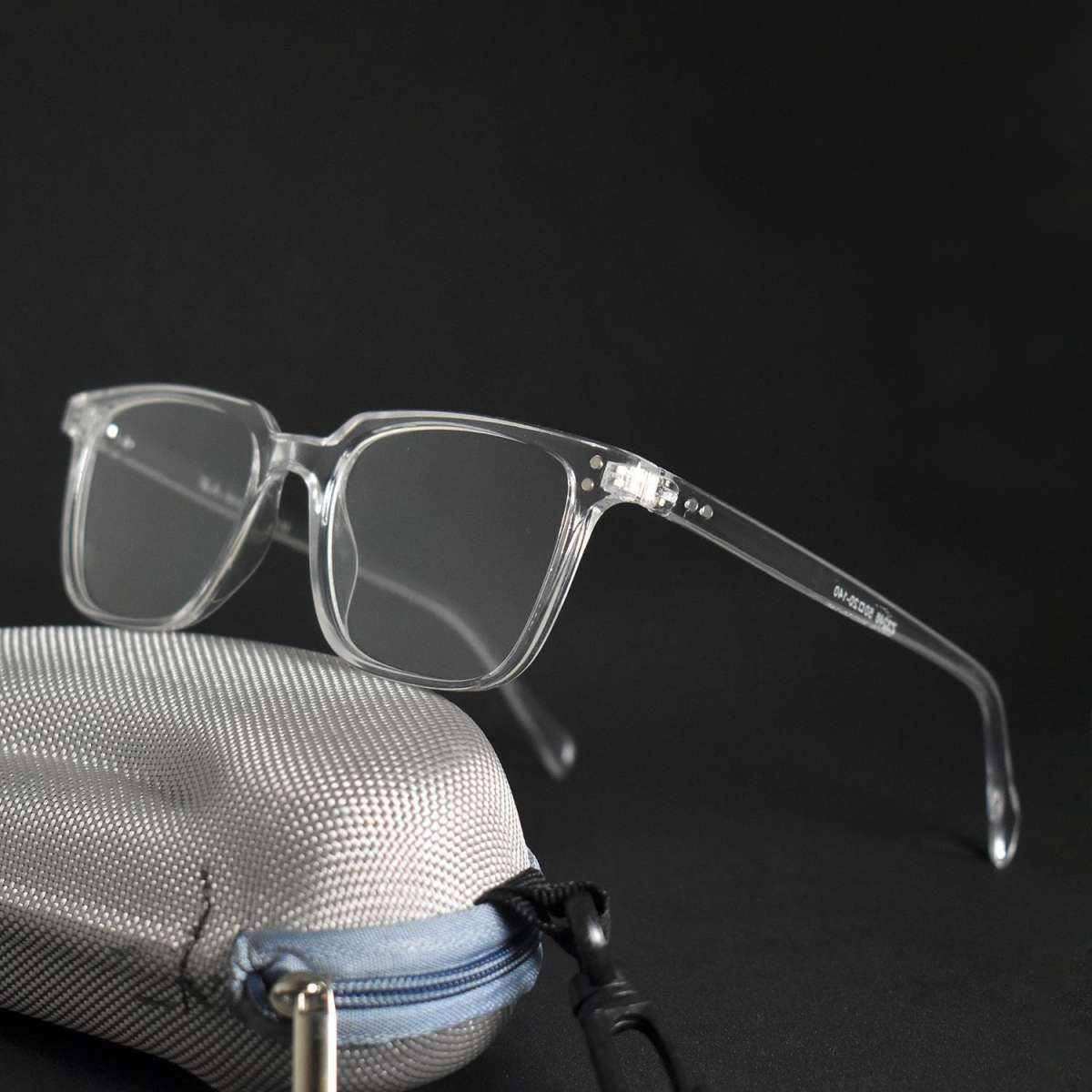 （NEW）Understated -Choice and Remark -Transparent Frame Clear glass for Men- Avant-garde Qualityful - Easy To care and Longive. 