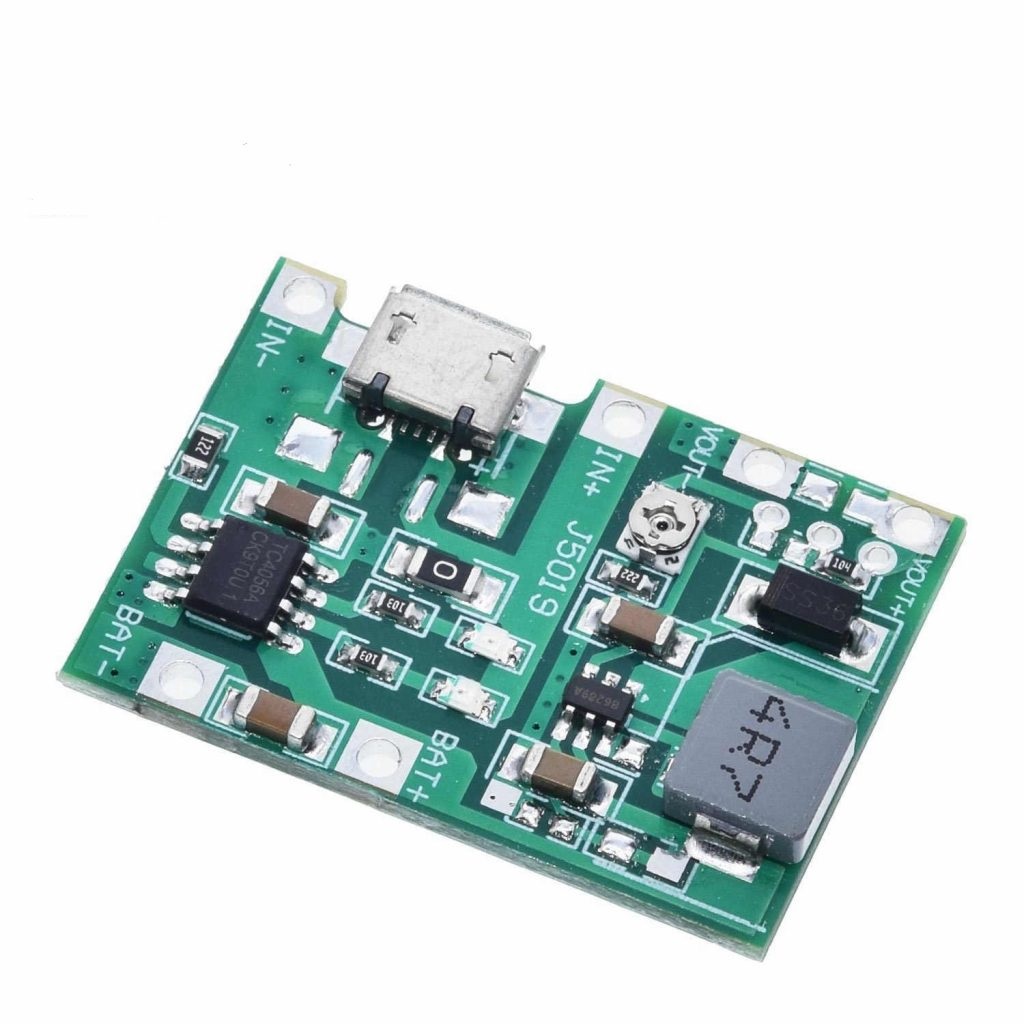 J5019 HW-357 Boost Module DC DC Step Up Adjustable UPS 4.5-8V To 3.7-27V 1A Boost Converter Adapters 3.7V 18650 AAA AA Battery Charger TP4056