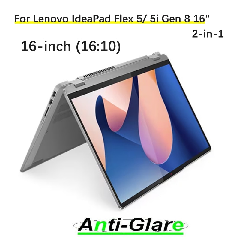 2X Anti Blue Light and Anti Glare Screen Protector for Lenovo IdeaPad Flex 5 Gen 8 16 /IdeaPad Flex 5i Gen 8 2-in-1 16 16:10