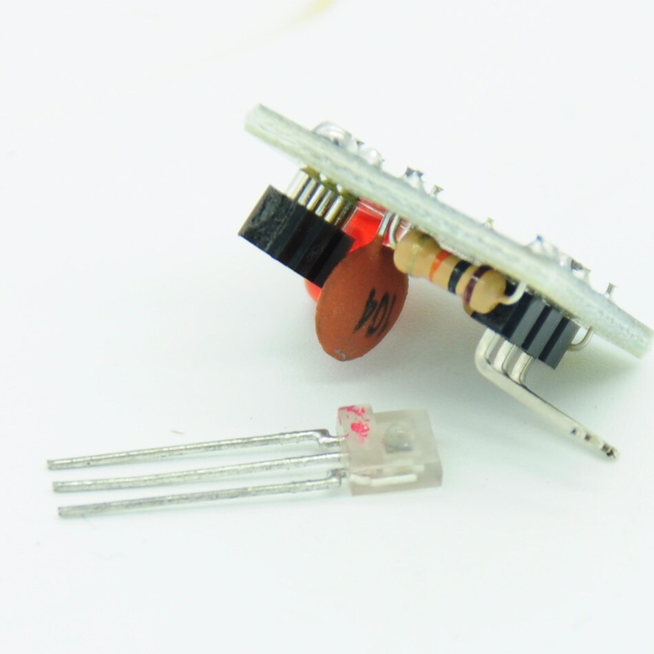 【happy one】5pcs 5V Laser Detector Sensor For Arduino Detect Module non-modulator Tube Laser Receiver High Level Once Laser Light Sensor DIY. 