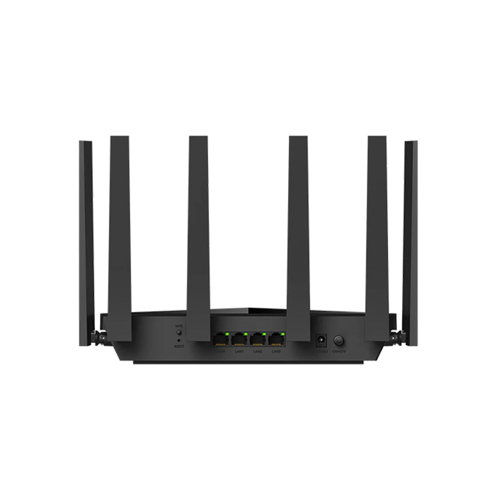 Cudy WR11000 BE11000 2.5G Mesh Wi-Fi 7 Router - 6-Stream Tri-Band Wi-Fi 7 - 4× 2.5G Ethernet Ports - 5.7 Gbps + 4.3 Gbps + 688 Mbps - Covers 140 m² (1,500 ft²) with eFEM - Cudy App, Cloud Control. 