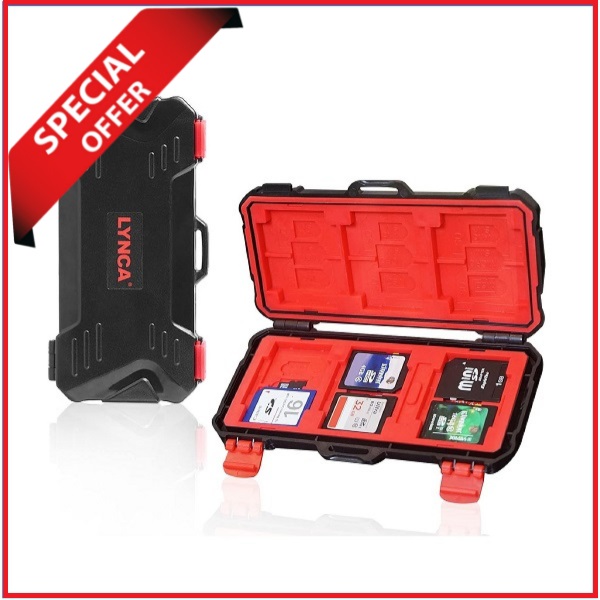 LENSGO LYNCA KH15 Waterproof Luggage Memory Card Hard Case