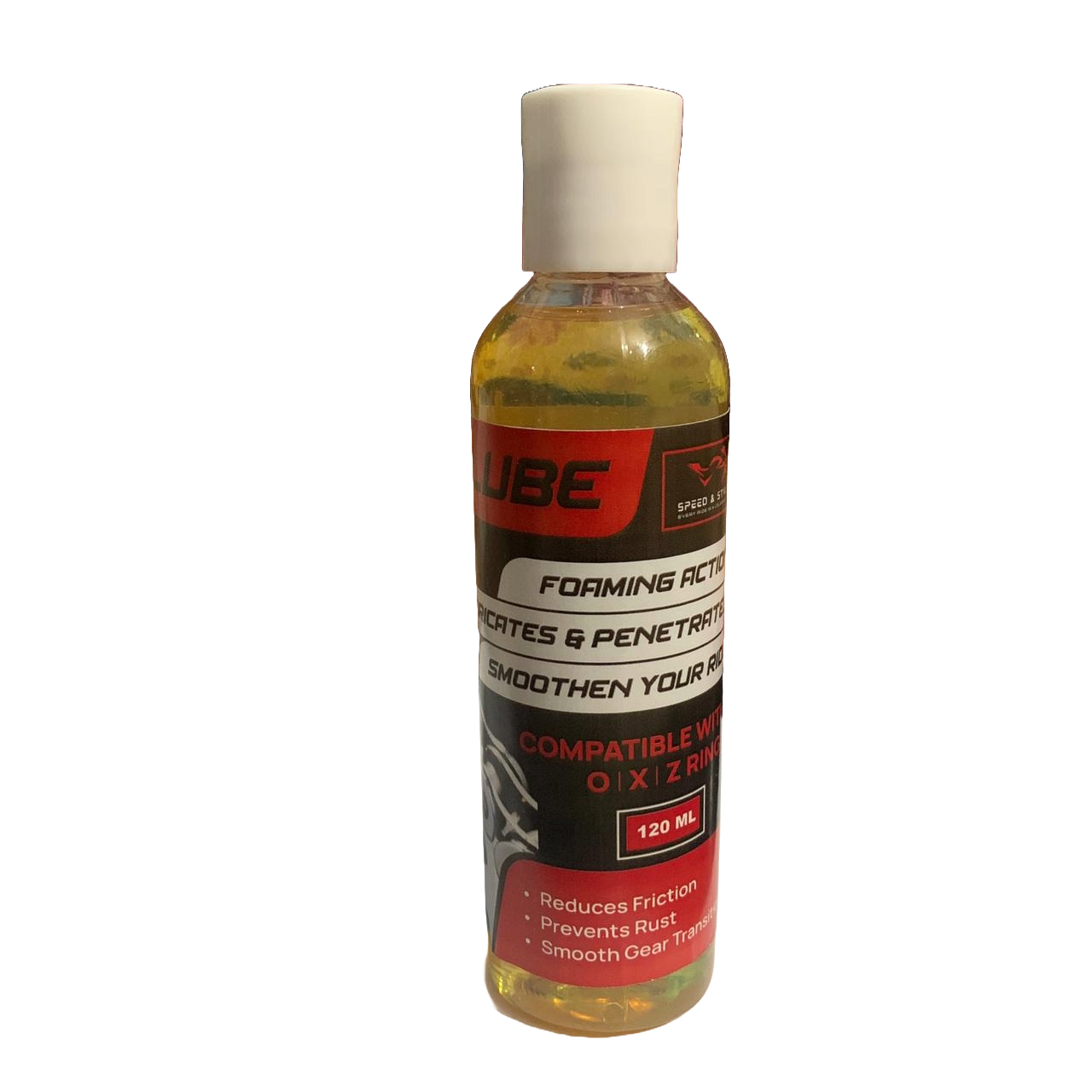 Chain Lube for Motorcycle / Bikes - 120ML | Superior Water-Resistant Lubricant, Friction & Noise Reduction, Rust Protection for All Chains. 
