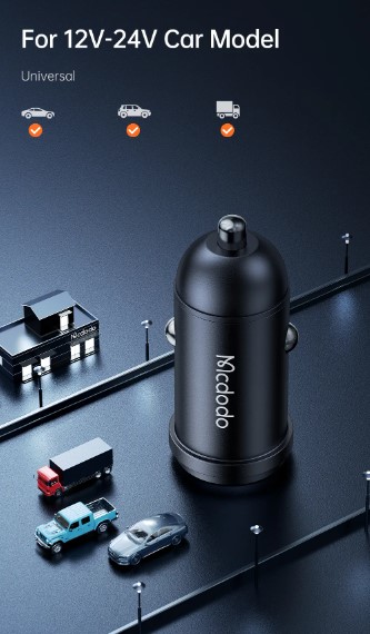 Mcdodo 749 30W 20W 27W 15W Fast Charger For iPhone In-car Mini Port USB Type C PD Fast Charging USB C Car Charger For Samsung. 