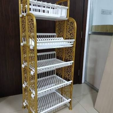 N Mohammad Smart Kitchen Rack 5 Step Gold Buy Online At Best Prices In Bangladesh Daraz Com Bd