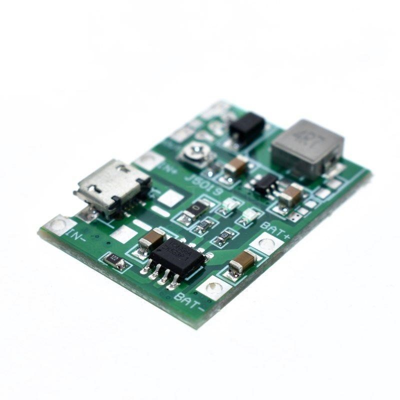 J5019 Li-ion 3.7/4.2 Volts Battery Charger Board + DC-DC Step Up and Down Booster Module. 