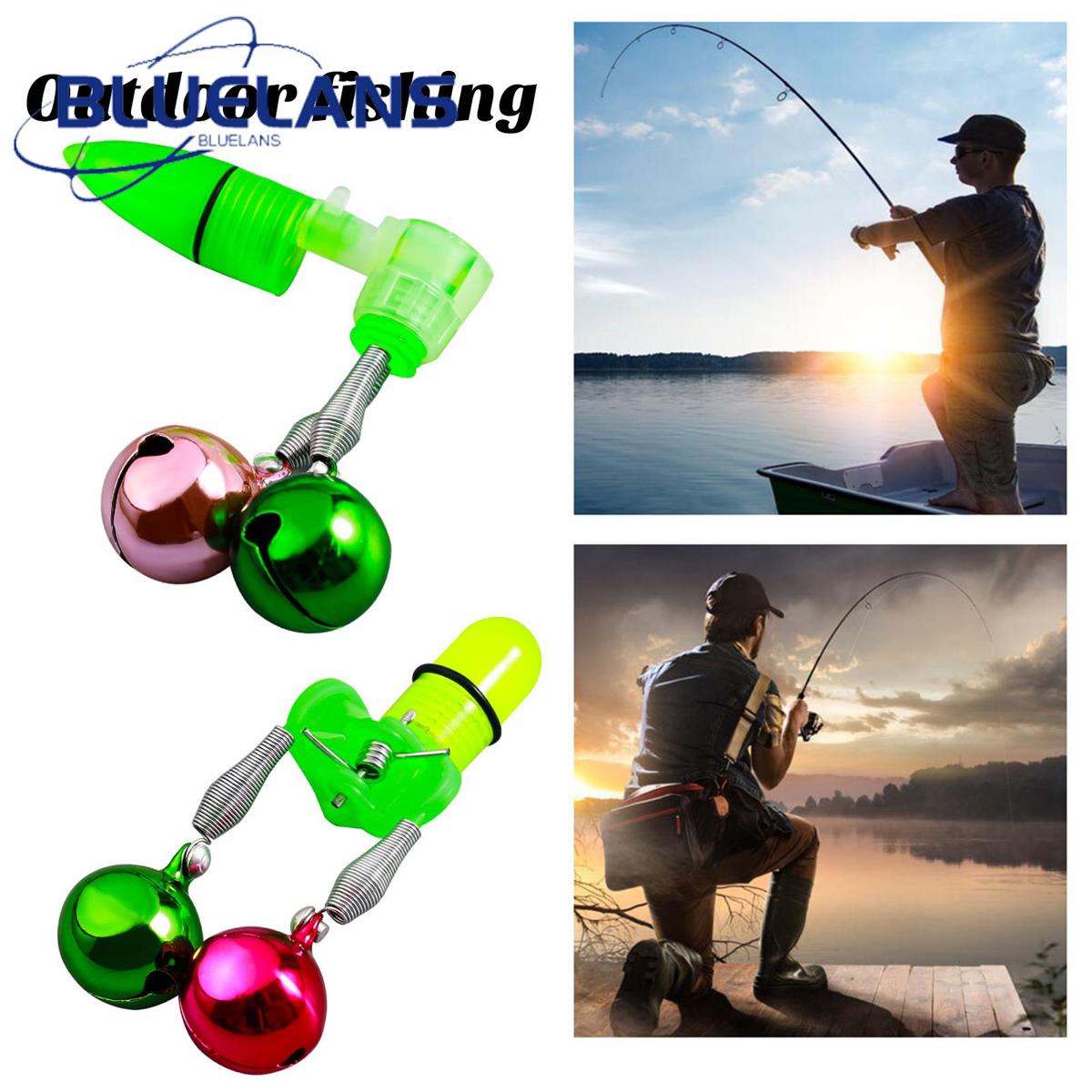 Led Fishing Bite Alarm Bell with Dual Ring Bells Night Fishing Tackle for  Southeast Asian Anglers