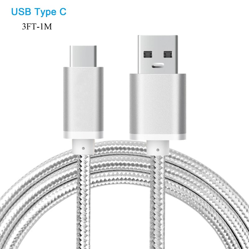【Hey my home】1M Aluminum USB Type C Sync Charger Cable for Wileyfox Swift 2, 2 Plus Type C 3.1 Charging Cable. 