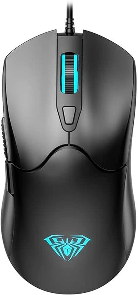 AULA gaming mice S13 with backlight ,6 keys ,3600DPI adjustable,PC Gaming Mouse for Windows/Mac. 