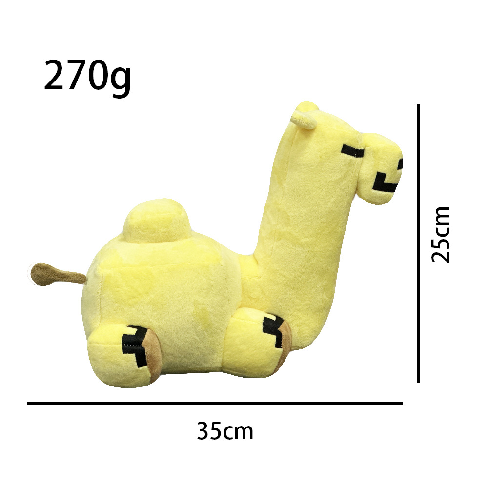 Cross-Border New Products Minecraft Camel plush Camel Plush Toys Figurine Doll. 