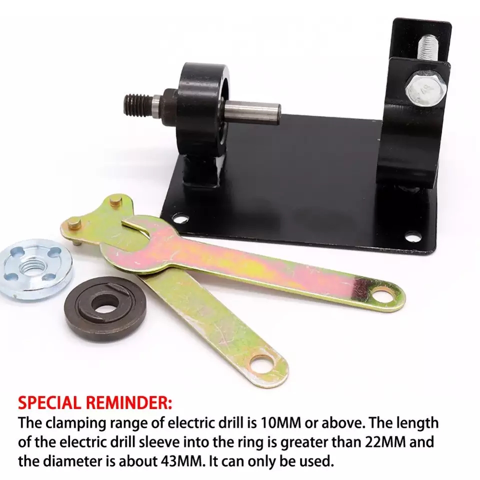 13mm Electric Drill Cutting Seat Stand Hand Drill Cutter Holder With 2