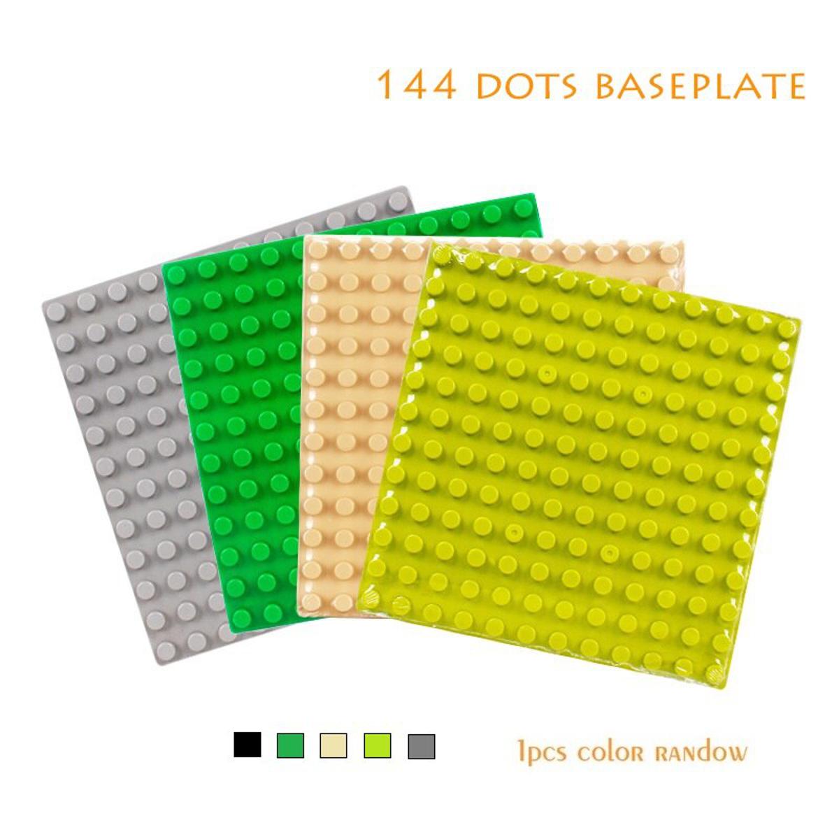 【happy one】144 dots classic Big size Building Blocks children DIY Toys Assemble accessory Compatible with Duplo sets