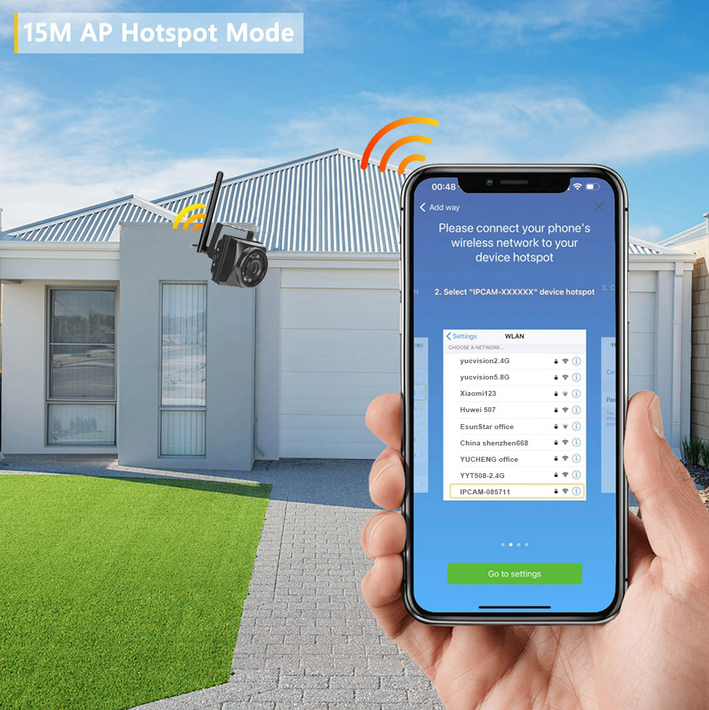 Camhipro Mini wireless wifi 940nm IR night 5MP IP WIFI Camera outdoor RTMP H.264 H.265 Night Vision 128GB sd Webcam Security. 