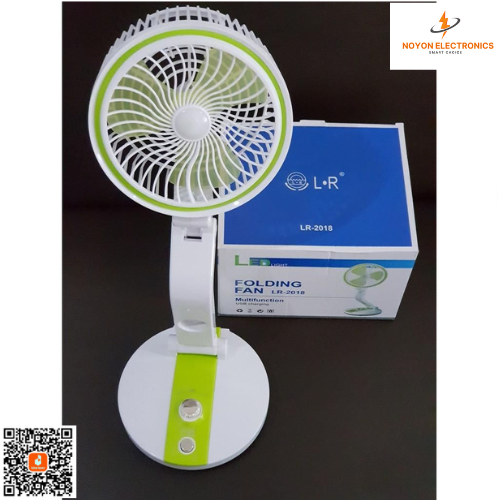 YG-2018 Rechargeable Folding Fan With LED Light. 