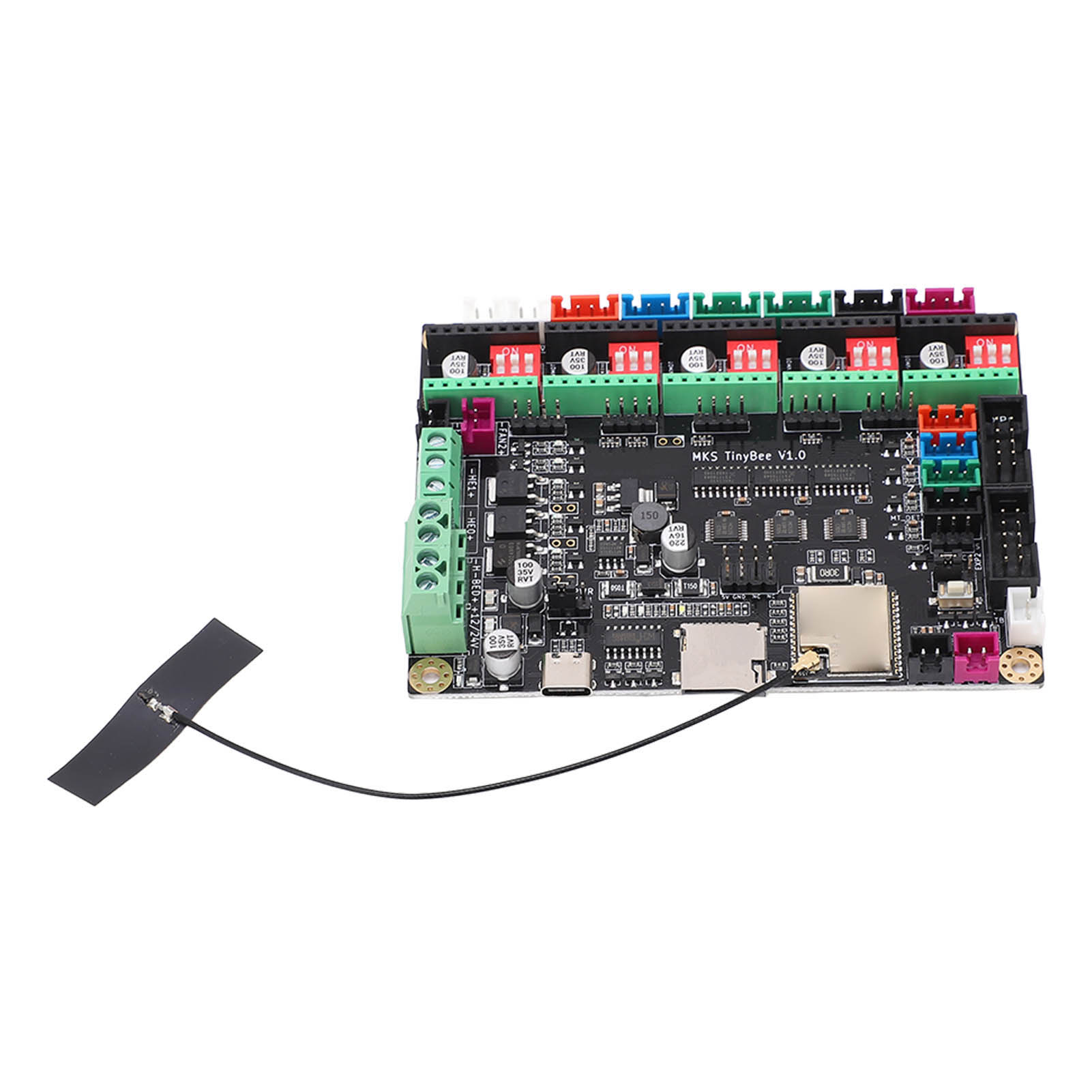 3D Printer Control Panel, PCB DC12-24V 3D Printer Motherboard for Working. 