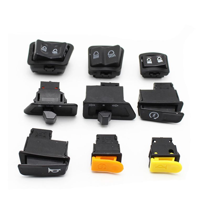 mtc04646 2-pin Electric Start Button / Starter Switch for Scooter Moped Go-Kart. 