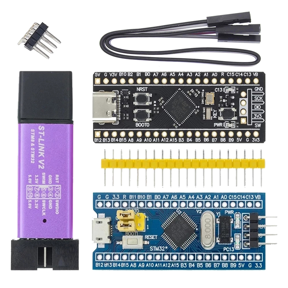 ST-LINK V2 Simulator Download Programmer STM32F103C8T6 ARM STM32 Minimum System Development Board STM32F4 STM32F401 STM32F411. 