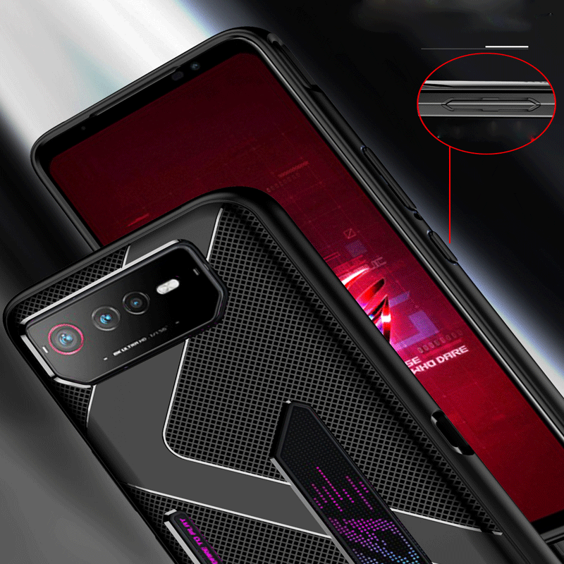 Phone Case Asus Rog 6 Pro Back Cover Ultra-thin Shockproof Cross Design Heat Dissipation All Inclusive Soft Casing for Asus Rog Phone 6 Pro Cases. 