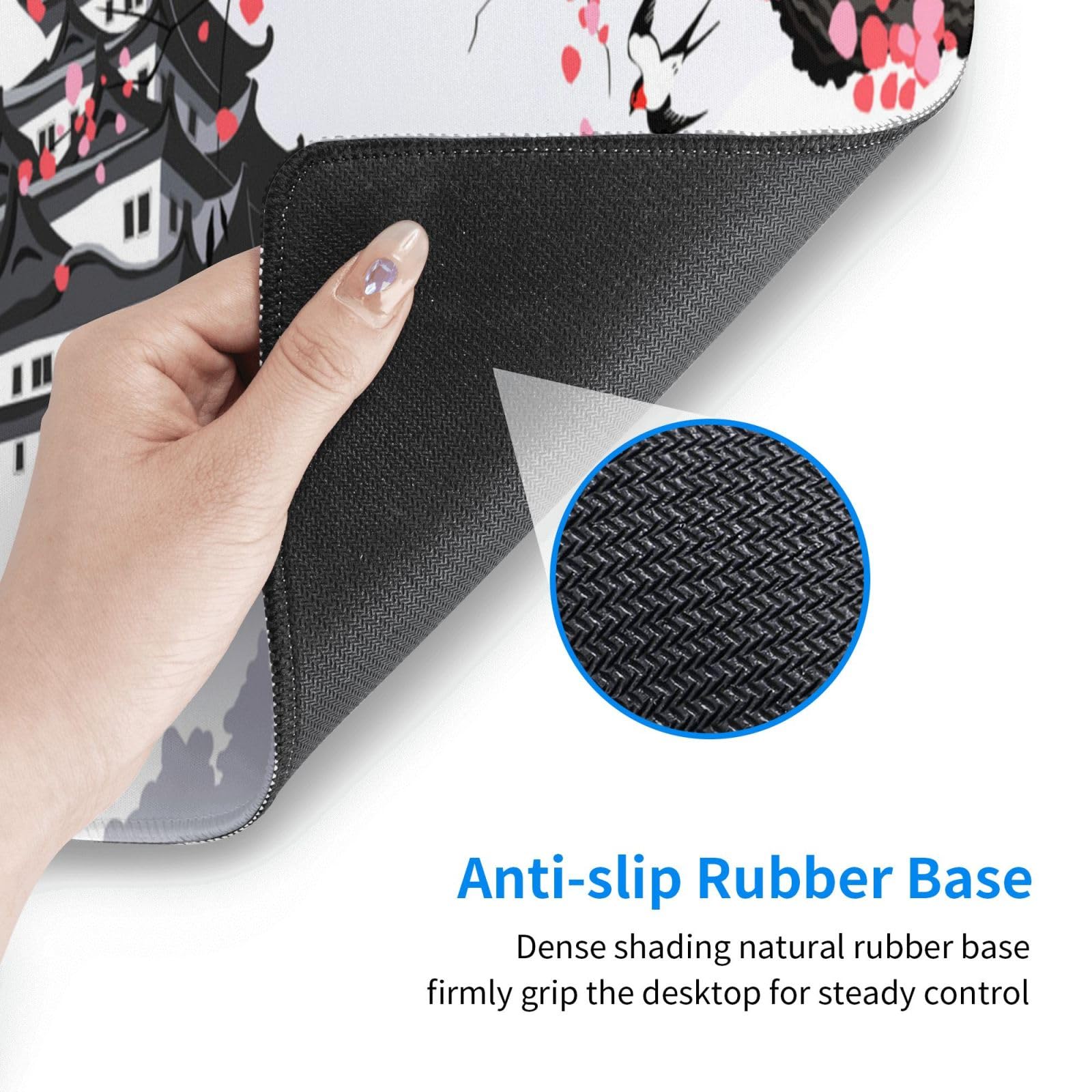 Laptop rat big mouse pad xxl rubber keyboard mouse carpet anti-slip gamer mouse pad label pad. 