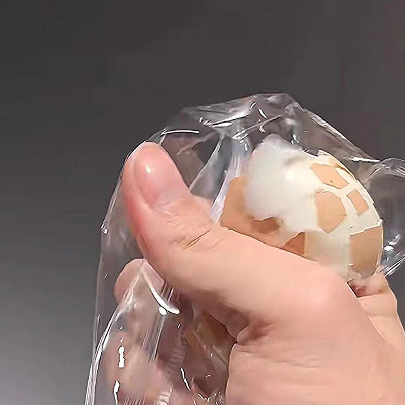 1PC Mini Silicone Egg Slow Rebound Decompression Prop TPR Simulated Explosion Shell Egg Stress Relief Squishy Fidget Toy. 