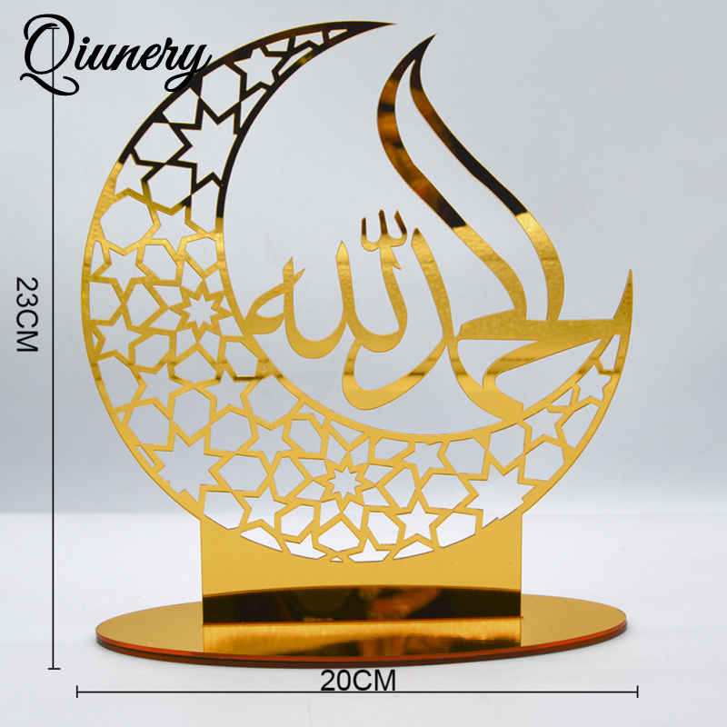 Ramadan Acrylic Decorations For Home Table Islamic Party Supplies 高級素材使用ブランド