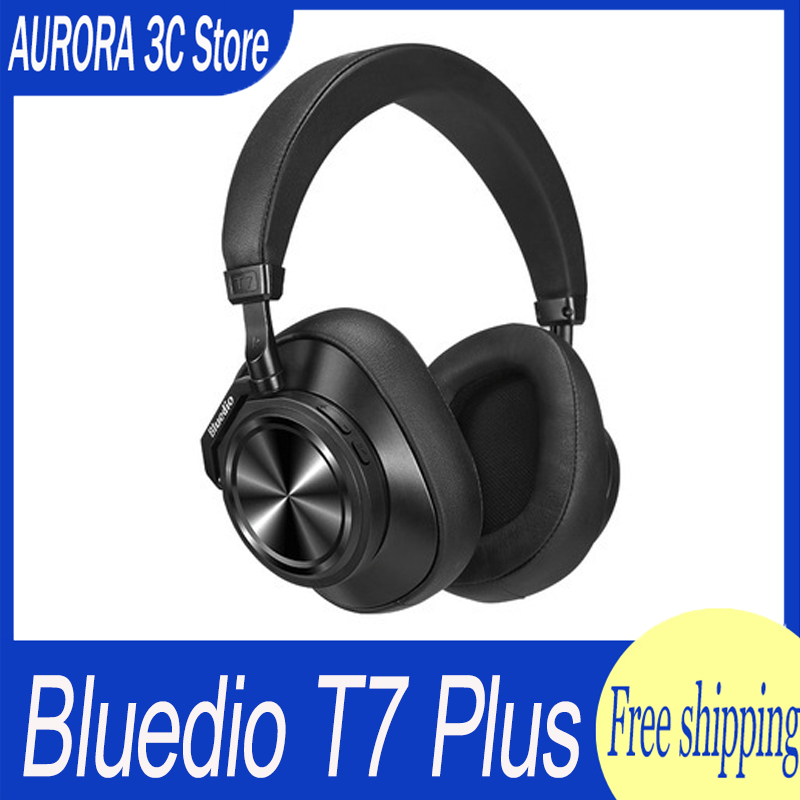 Bluedio T7 Plus Bluetooth Headphones User-Defined Active Noise Cancelling Wireless Headset For Phones Support Sd Card Slot