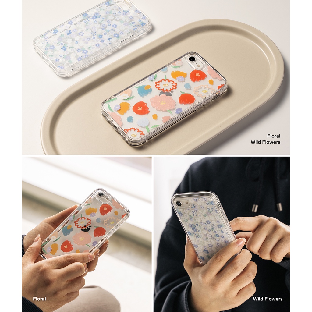 Ringke Fusion EDGE DESIGN Case for Apple iPhone SE 2022 5G / SE 2020 / 8 / 7. 