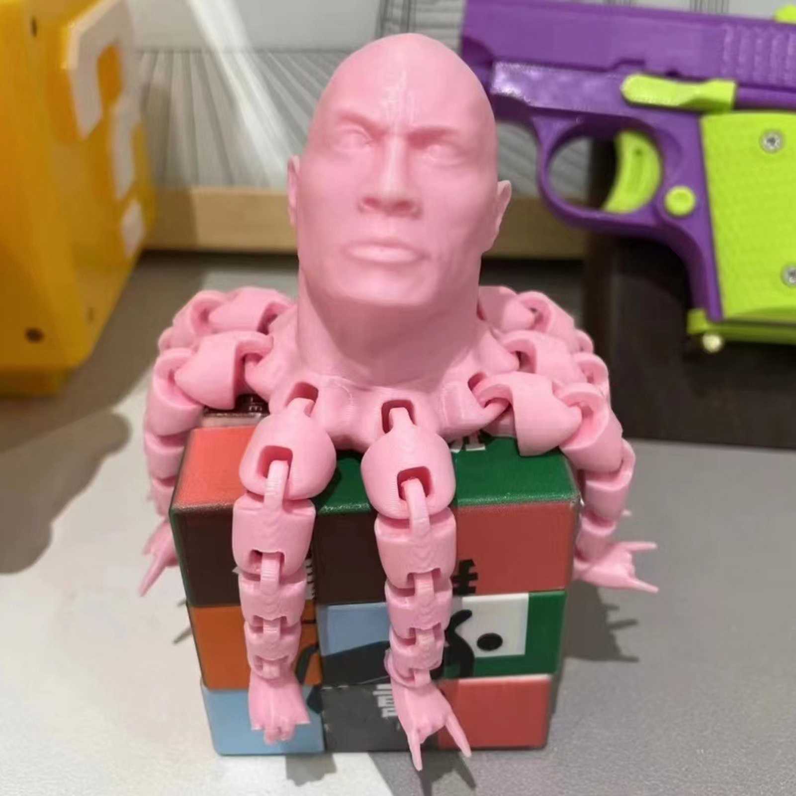 Harmless Toy Colorful 3d Printed Octopus Figurine with Moving Tentacles Fun Unique Birthday Gift Toy for 3d Printed Toy. 