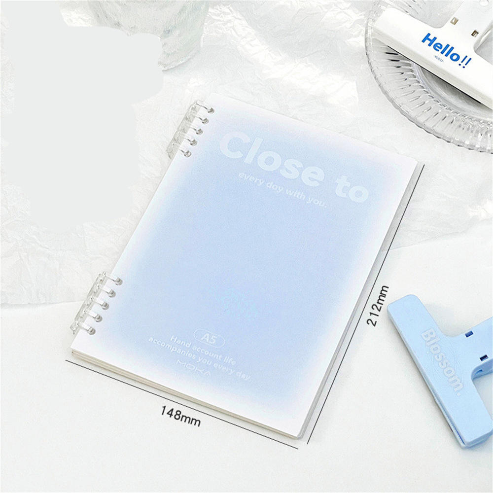B5 size Loose-Leaf notebook Portable A5 size Binder Binder book 60 sheets Lined pages Lined book for School supplies Office supplies Students Writing -taking