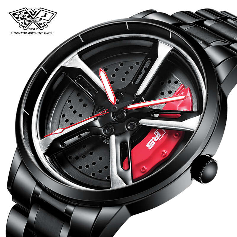 SVJ Car Hub Modification rs7 Men's Hydraulic 3D Hollow Quartz Watch