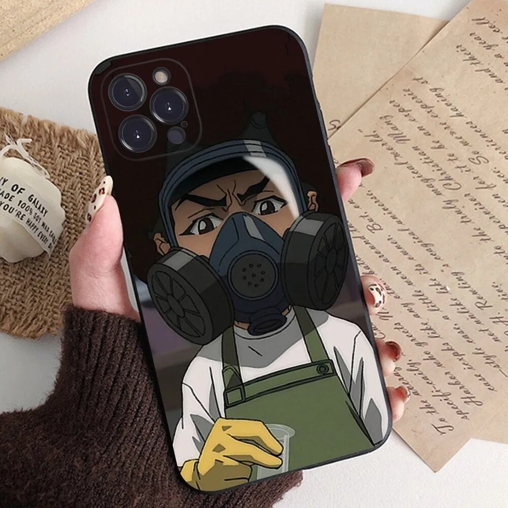 The Boondocks Phone Case Silicone Soft For Iphone 15 14 13 12 11 Pro Mini XS MAX 8 7 6 Plus X XS XR Cover. 