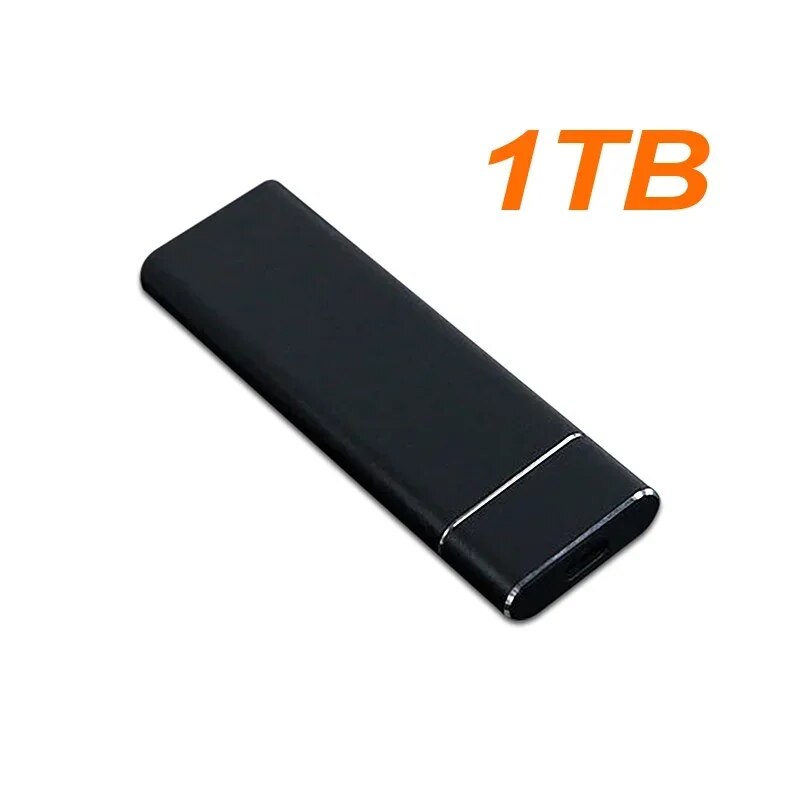 Original 1TB External Hard Drive Portable 2TB Solid-State Drive USB3.1 High Speed Mini Hard Disk for Laptop/desktop/mac/phone. 