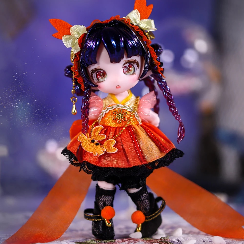 DBS Dream Fairy BJD OB11 doll MAYTREE 13 ball joints of the main constellation series of cute animal collectible free stand SD. 