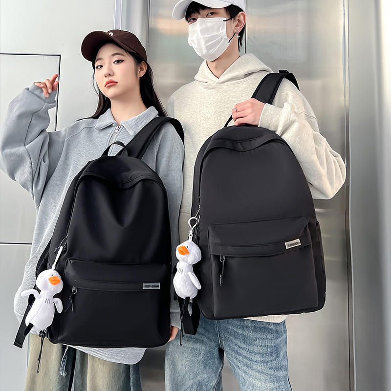 Backpack Bag Men's Simple and Versatile Large Capacity Computer Travel Backpack Female Junior High School Students High School Students College Students School Bags Men. 